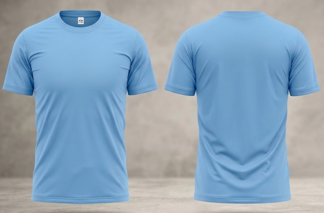Premium Mesh - 125 GSM (Light Sky Blue colour)